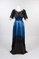 Image of Evening gown with lace overlay, worn by Helen Igoe, ca. 1911